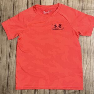 Boys Under Armour Medium Orange Loose Fit Shirt